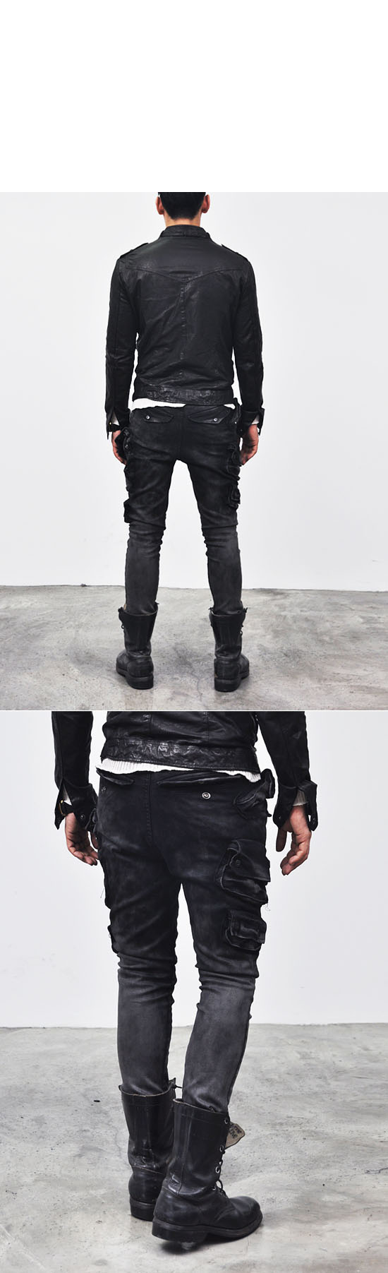 mens skinny cargo jeans